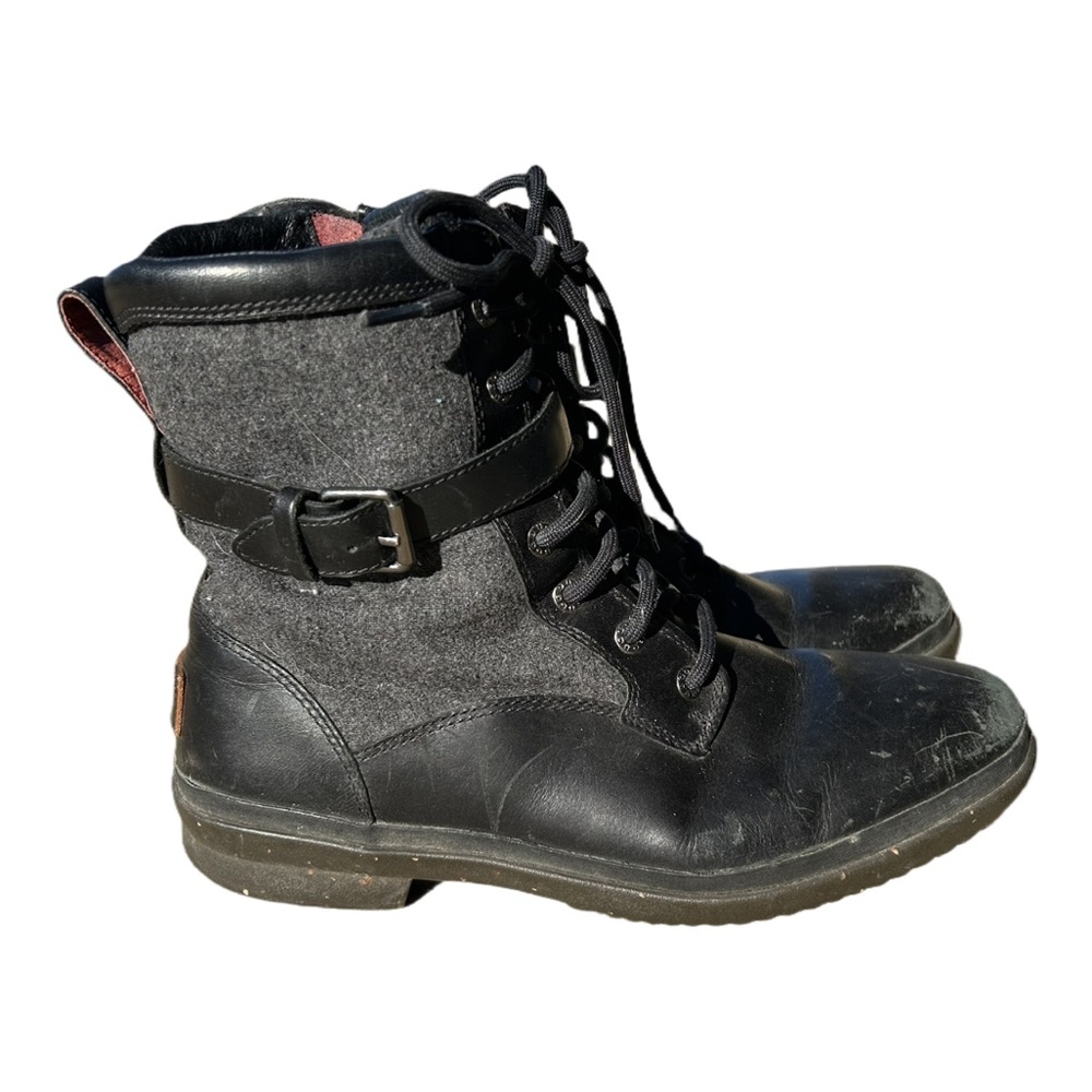UGG Kesey Waterproof Leather Ankle Boots Women’s Size 10